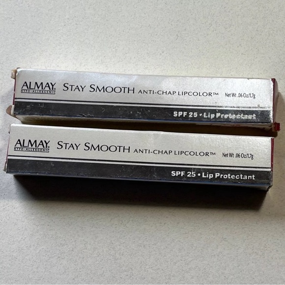 2x ALMAY Stay Smooth Anti-Chap Lipcolor with SPF 25 - Lip Protectant #16 MAUVY - Picture 2 of 7